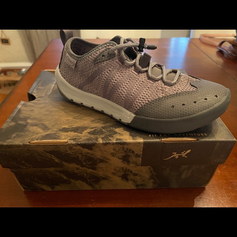 Chaco Gray Trail Shoes, New in Box
